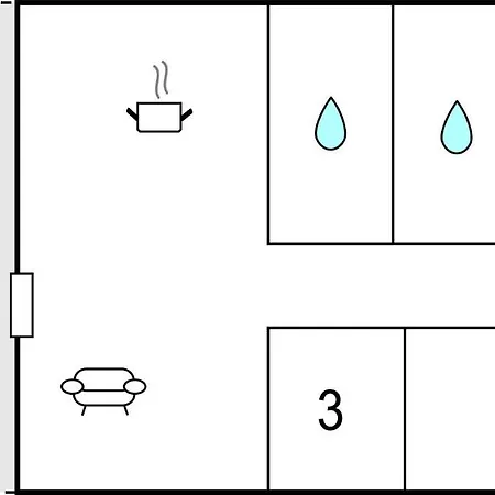 בית נופש Three-bedroom In